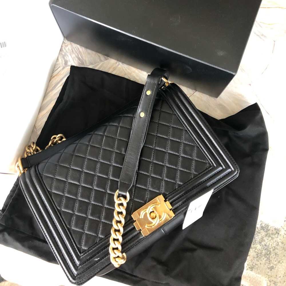 Chanel boy bag large